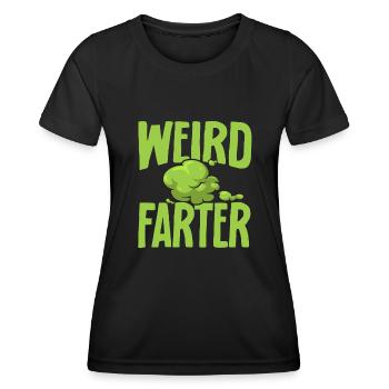 Furz Furzen Pupsen - Frauen Funktions-T-Shirt - Schwarz - Vorne - AI Model Female 172 light (172cm)