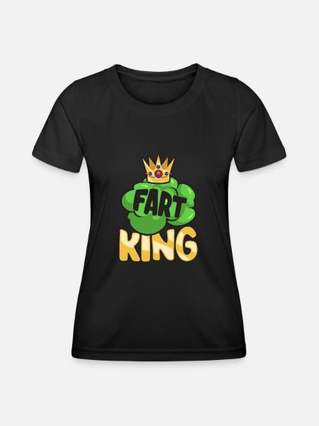 Furz Furzen Pupsen - Frauen Funktions-T-Shirt - Schwarz