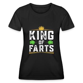 Furz Furzen Pupsen - Frauen Funktions-T-Shirt - Schwarz - Vorne - AI Model Female 172 light (172cm)