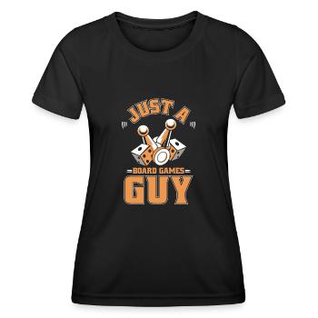 Jeu de société Jeu de société - T-shirt sport Femme - noir - Devant - AI Model Female 172 light (172cm)