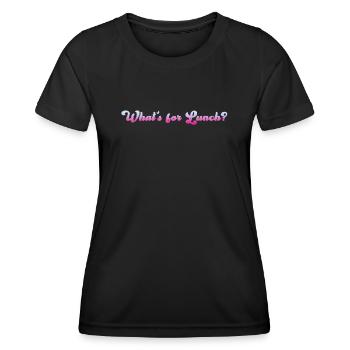 What's For Lunch? - Women's Functional T-Shirt - black - Front - AI Model Female 172 light (172cm)