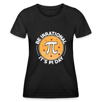 Happy Pi Day Soyez irrationnel C’est Pi Day Math - T-shirt sport Femme - noir - Devant - AI Model Female 172 light (172cm)