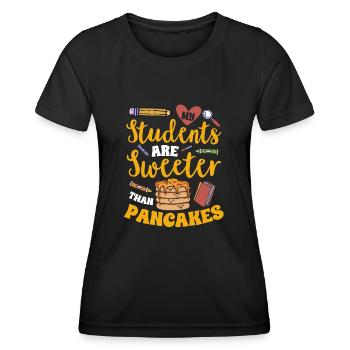 Pancake Breakfast Pancakes - Women's Functional T-Shirt - black - Front - AI Model Female 172 light (172cm)