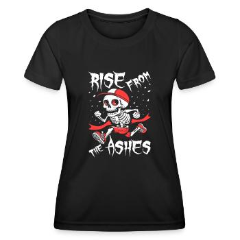 Ultramarathon Skeleton - T-shirt sport Femme - noir - Devant - AI Model Female 172 light (172cm)