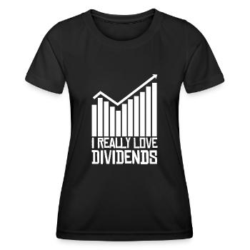 Capitalism Trader Stocks Stock exchange - Women's Functional T-Shirt - black - Front - AI Model Female 172 light (172cm)