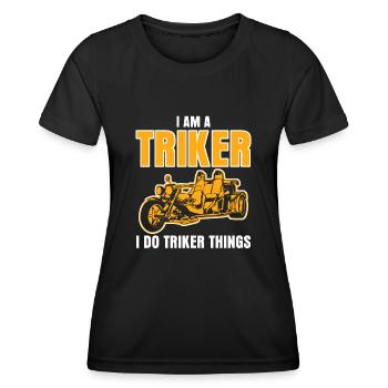 Triker Trike Driver Trikes Motor Trike - Women's Functional T-Shirt - black - Front - AI Model Female 172 light (172cm)