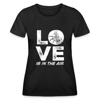 Love Praying Mantis - Women's Functional T-Shirt - black - Front - AI Model Female 172 light (172cm)