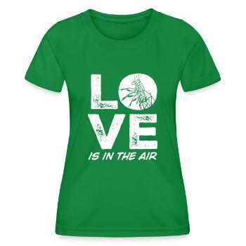 Love Praying Mantis - Frauen Funktions-T-Shirt - Kelly Green - Vorne - AI Model Female 172 dark (172cm)