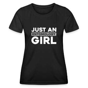 Entomologie Entomologe Insekt - Frauen Funktions-T-Shirt - Schwarz - Vorne - AI Model Female 172 light (172cm)