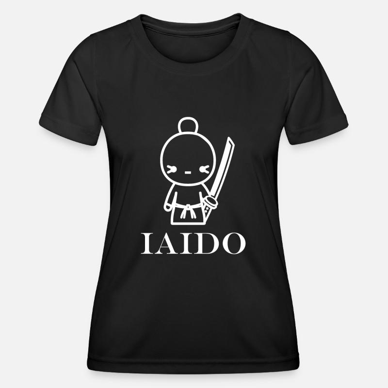 iaido - Women's Functional T-Shirt - black