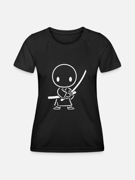 iaido - Women's Functional T-Shirt - black