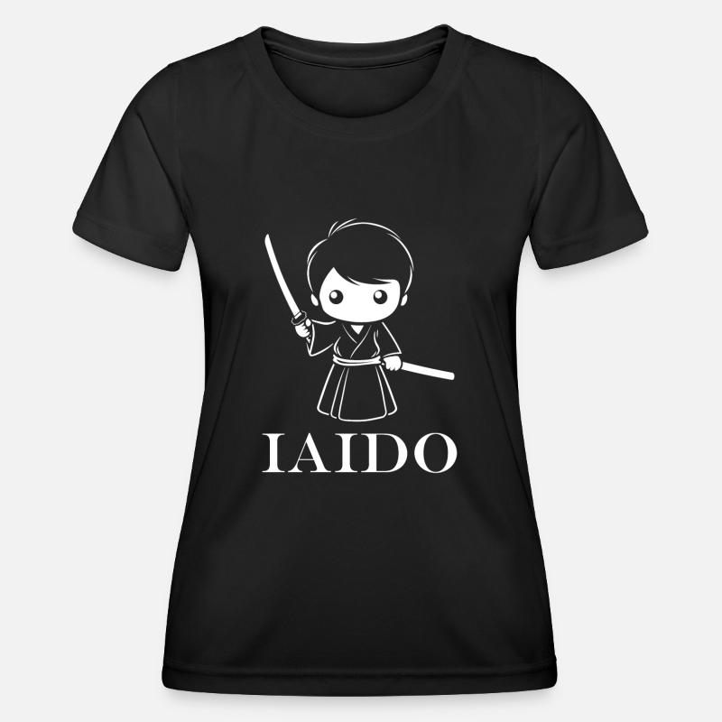 iaido - Women's Functional T-Shirt - black