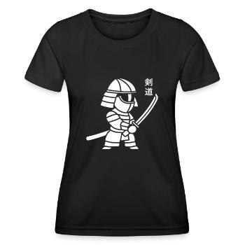 KENDO - T-shirt sport Femme - noir - Devant - AI Model Female 172 light (172cm)