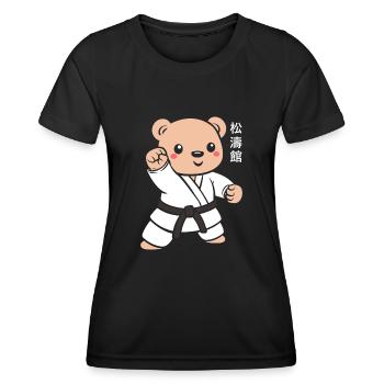 karate - T-shirt sport Femme - noir - Devant - AI Model Female 172 light (172cm)