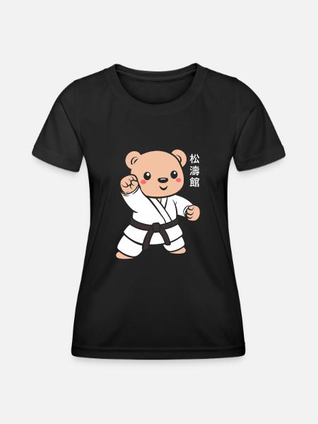 karate - T-shirt sport Femme - noir
