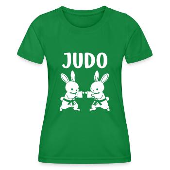 Judo - Frauen Funktions-T-Shirt - Kelly Green - Vorne - AI Model Female 172 dark (172cm)