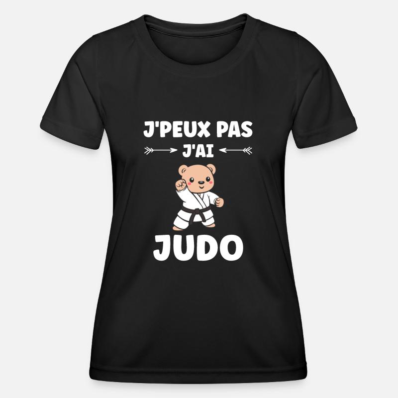 judo - Women's Functional T-Shirt - black
