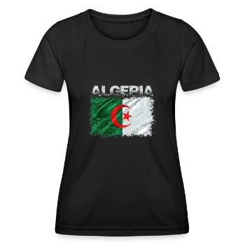 Algerien - Frauen Funktions-T-Shirt - Schwarz - Vorne - AI Model Female 172 light (172cm)