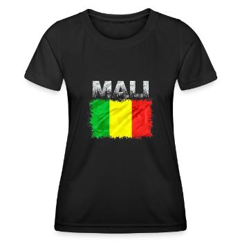 Mali - Frauen Funktions-T-Shirt - Schwarz - Vorne - AI Model Female 172 light (172cm)
