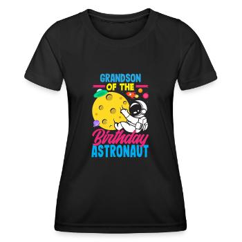 Kindergeburtstag Astronaut Familienmitglieder - Frauen Funktions-T-Shirt - Schwarz - Vorne - AI Model Female 172 light (172cm)