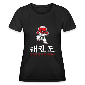 Taekwondo - Women's Functional T-Shirt - black - Front - AI Model Female 172 light (172cm)