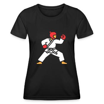 Taekwondo - Women's Functional T-Shirt - black - Front - AI Model Female 172 light (172cm)