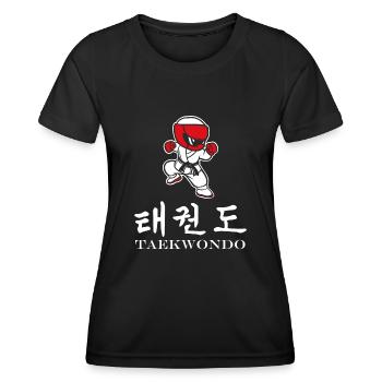 Taekwondo - Women's Functional T-Shirt - black - Front - AI Model Female 172 light (172cm)