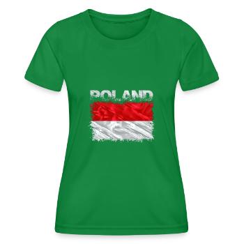 Polen - Frauen Funktions-T-Shirt - Kelly Green - Vorne - AI Model Female 172 dark (172cm)