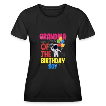 Kindergeburtstag Astronaut Familienmitglieder - Frauen Funktions-T-Shirt - Schwarz - Vorne - AI Model Female 172 light (172cm)