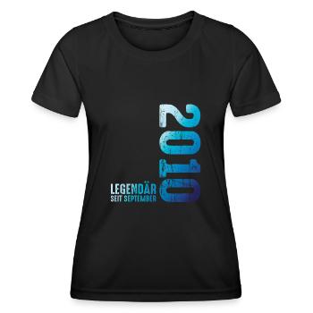 September 2010 Year 2010 Retro 2010 Vintage 2010 - Women's Functional T-Shirt - black - Front - AI Model Female 172 light (172cm)