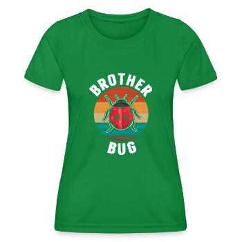 Brother Bug Retro Ladybug - Women's Functional T-Shirt - kelly green - Front - AI Model Female 172 dark (172cm)