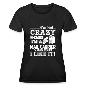 Mail Carrier Love Being A Mail Carrier - Women's Functional T-Shirt - black - Front - AI Model Female 172 light (172cm)