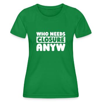Humour noir - T-shirt sport Femme - vert - Devant - AI Model Female 172 dark (172cm)