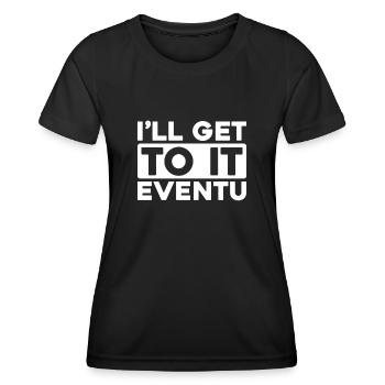 Schwarzer Humor - Frauen Funktions-T-Shirt - Schwarz - Vorne - AI Model Female 172 light (172cm)