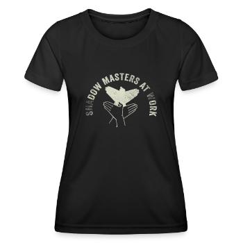 Shadow Puppetry World Enchantment - Women's Functional T-Shirt - black - Front - AI Model Female 172 light (172cm)