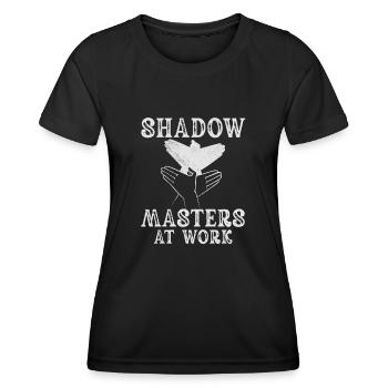 Shadow Puppetry World Enchantment - Women's Functional T-Shirt - black - Front - AI Model Female 172 light (172cm)