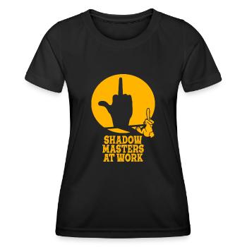 Shadow Puppetry World Enchantment - Women's Functional T-Shirt - black - Front - AI Model Female 172 light (172cm)