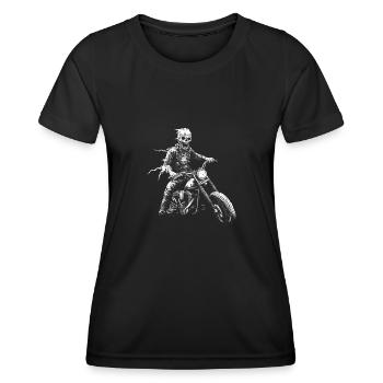 Zombie Biker - Women's Functional T-Shirt - black - Front - AI Model Female 172 light (172cm)