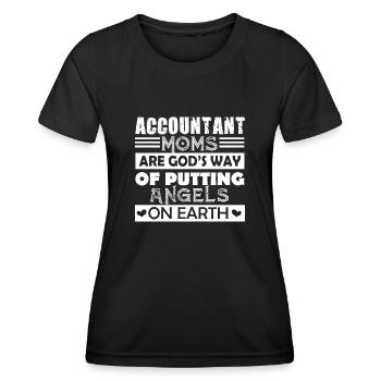 Accountant Accountant Moms - Women's Functional T-Shirt - black - Front - AI Model Female 172 light (172cm)