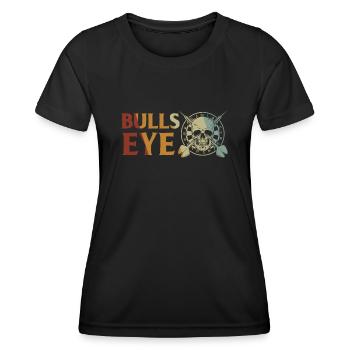 Dart Gift Dartboard Darts Player Bullseye - Women's Functional T-Shirt - black - Front - AI Model Female 172 light (172cm)
