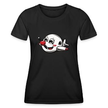 My First Flight First Time Flying - Women's Functional T-Shirt - black - Front - AI Model Female 172 light (172cm)