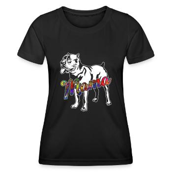 Cane corso Cane corso Mama - Women's Functional T-Shirt - black - Front - AI Model Female 172 light (172cm)