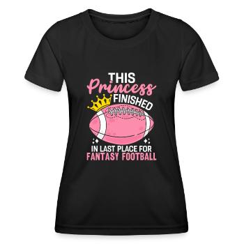 Cette princesse a terminé à la dernière place FFL Girls - T-shirt sport Femme - noir - Devant - AI Model Female 172 light (172cm)