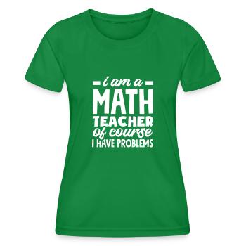 Lustiges Lehrer Lehrerinnen Geschenk - Frauen Funktions-T-Shirt - Kelly Green - Vorne - AI Model Female 172 dark (172cm)