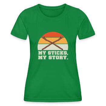 Arnis Eskrima Kali Filipino Martial - Women's Functional T-Shirt - kelly green - Front - AI Model Female 172 dark (172cm)