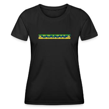 Brésil Brésil Maillot brésilien Rio de Janeiro - T-shirt sport Femme - noir - Devant - AI Model Female 172 light (172cm)