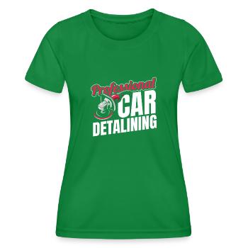 Car detailer - Women's Functional T-Shirt - kelly green - Front - AI Model Female 172 dark (172cm)