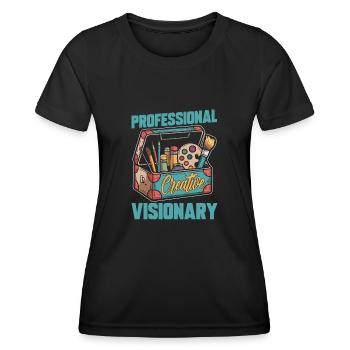 Creative Director - Women's Functional T-Shirt - black - Front - AI Model Female 172 light (172cm)