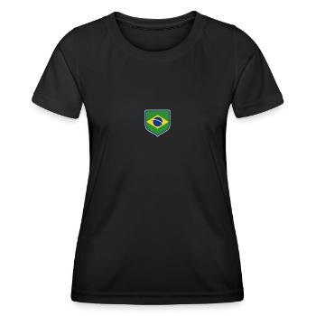 Brazil Brazil shirt Brazilian Rio de Janeirao - Women's Functional T-Shirt - black - Front - AI Model Female 172 light (172cm)