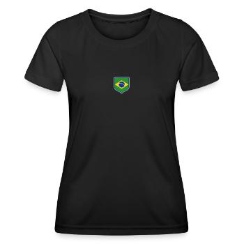 Brésil Brésil Maillot brésilien Rio de Janeiro - T-shirt sport Femme - noir - Devant - AI Model Female 172 light (172cm)